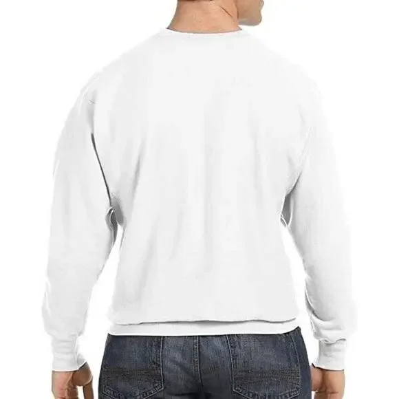Champion Reverse Weave White Crewneck Sweatshirt Mens Medium Never Been Worn - Picture 11 of 11